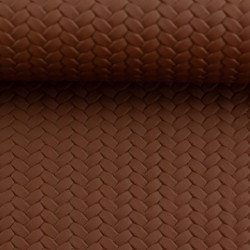 Kunstleder Pinto geflochten braun